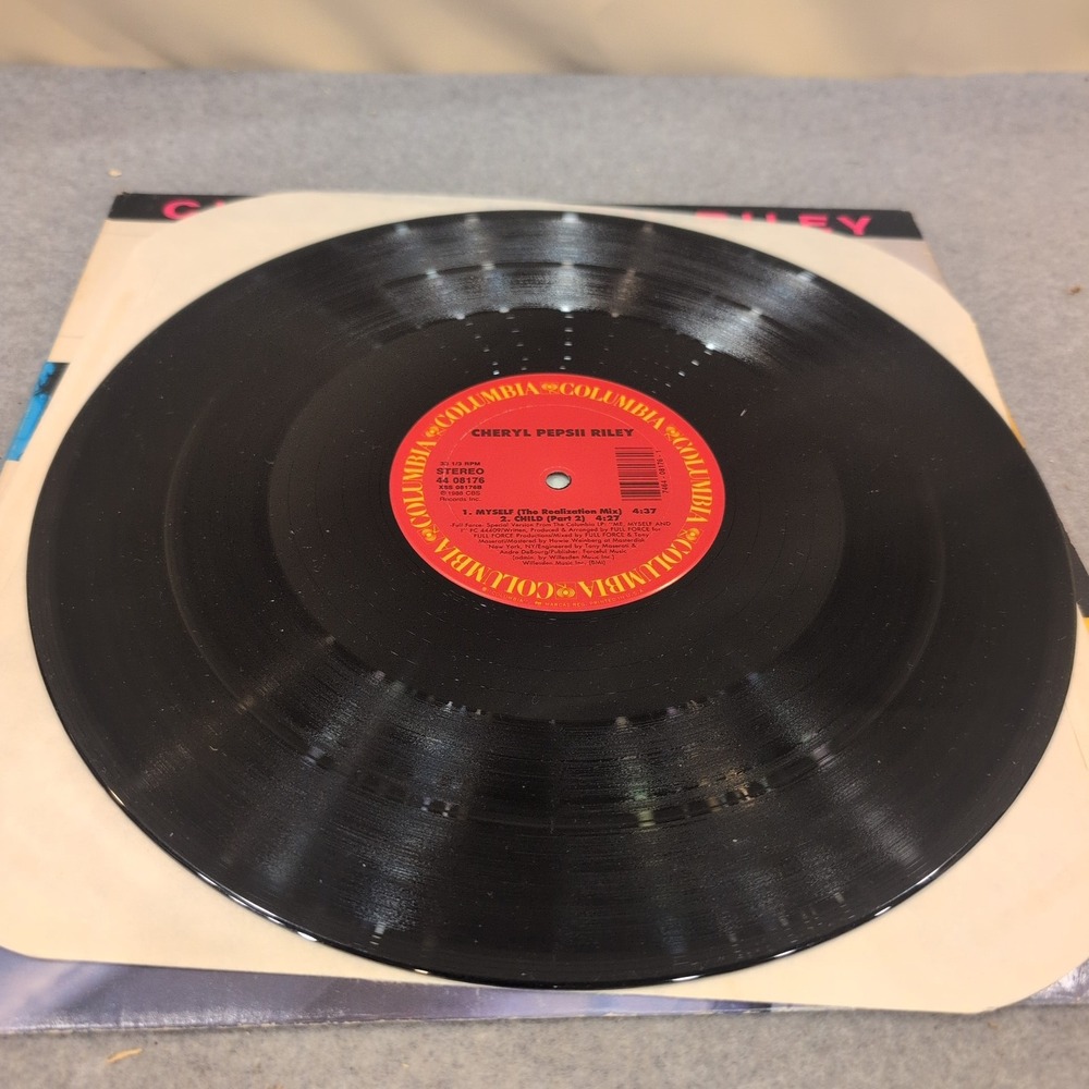 Cheryl Pepsii Riley Me Myself and I 12" Vinyl Single 1988 Columbia 44 08176 VG - Picture 5 of 6
